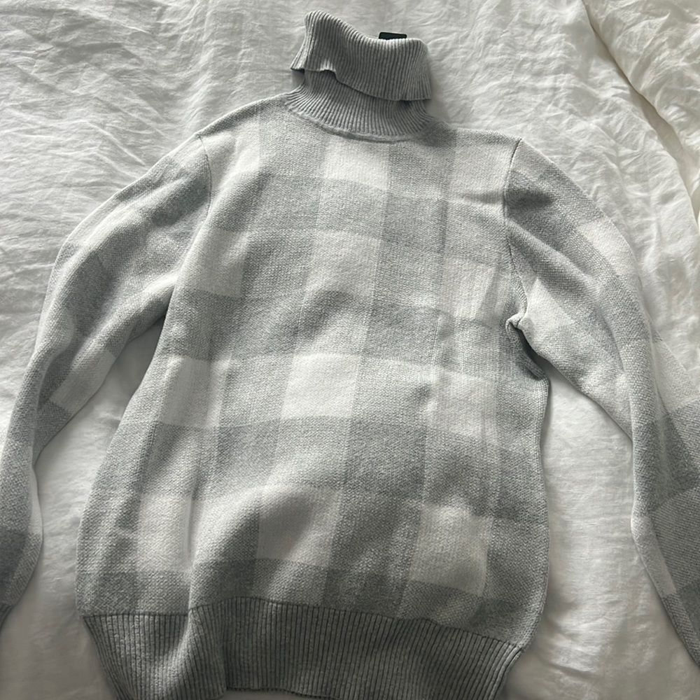 NWT LL Bean | Women's Cotton/Cashmere Sweater, Turtleneck